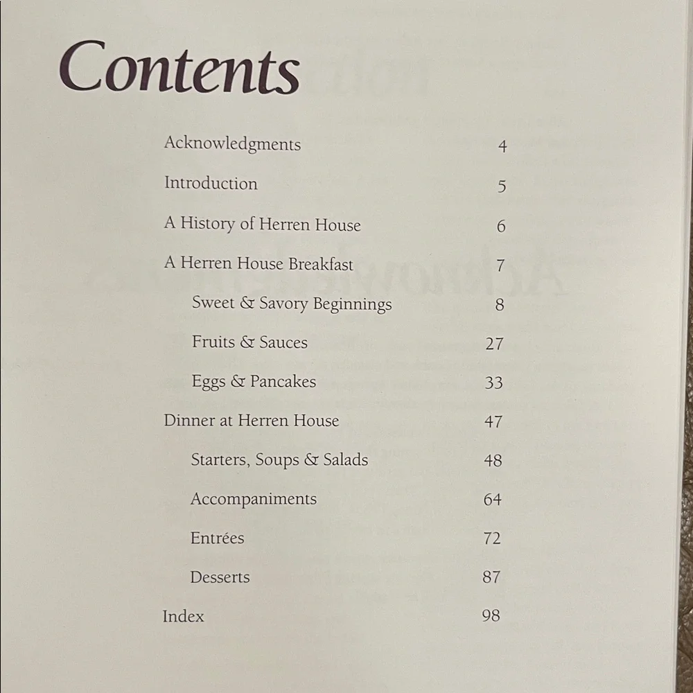 Of Peaches and Pansies Cookbook Bed and Breakfast Recipes